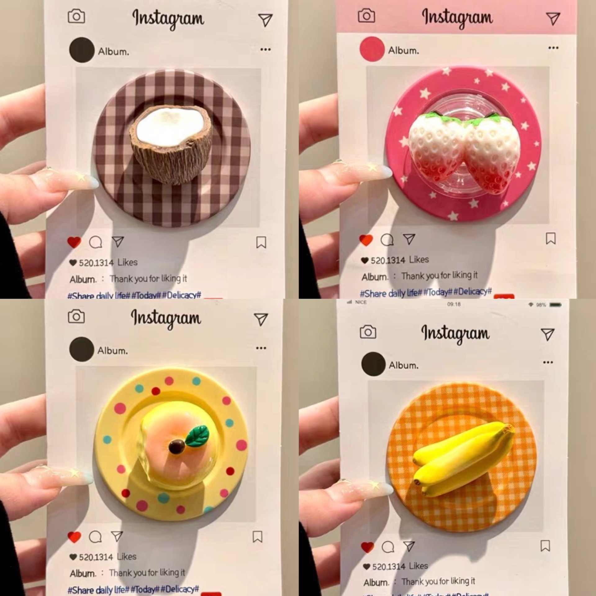 Phone Accessories For Girls - Soporte Magnético para Teléfono con Diseño