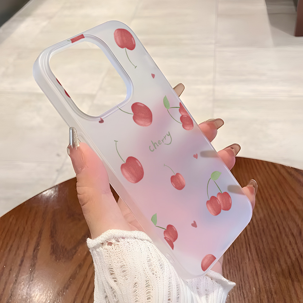 Phone Accessories Kiosk - Funda de silicona mate Cherry a