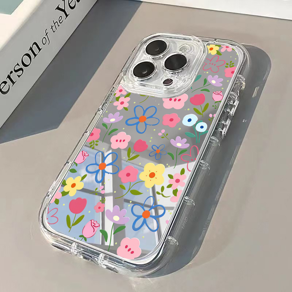 Phone Accessories Kiosk - Funda de Teléfono con Espejo Plateado