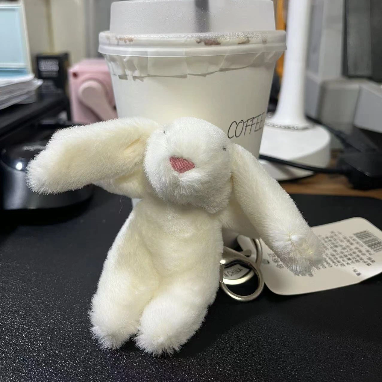 Llavero de conejo de peluche d - Phone Accessories For Your Car reseña y precio