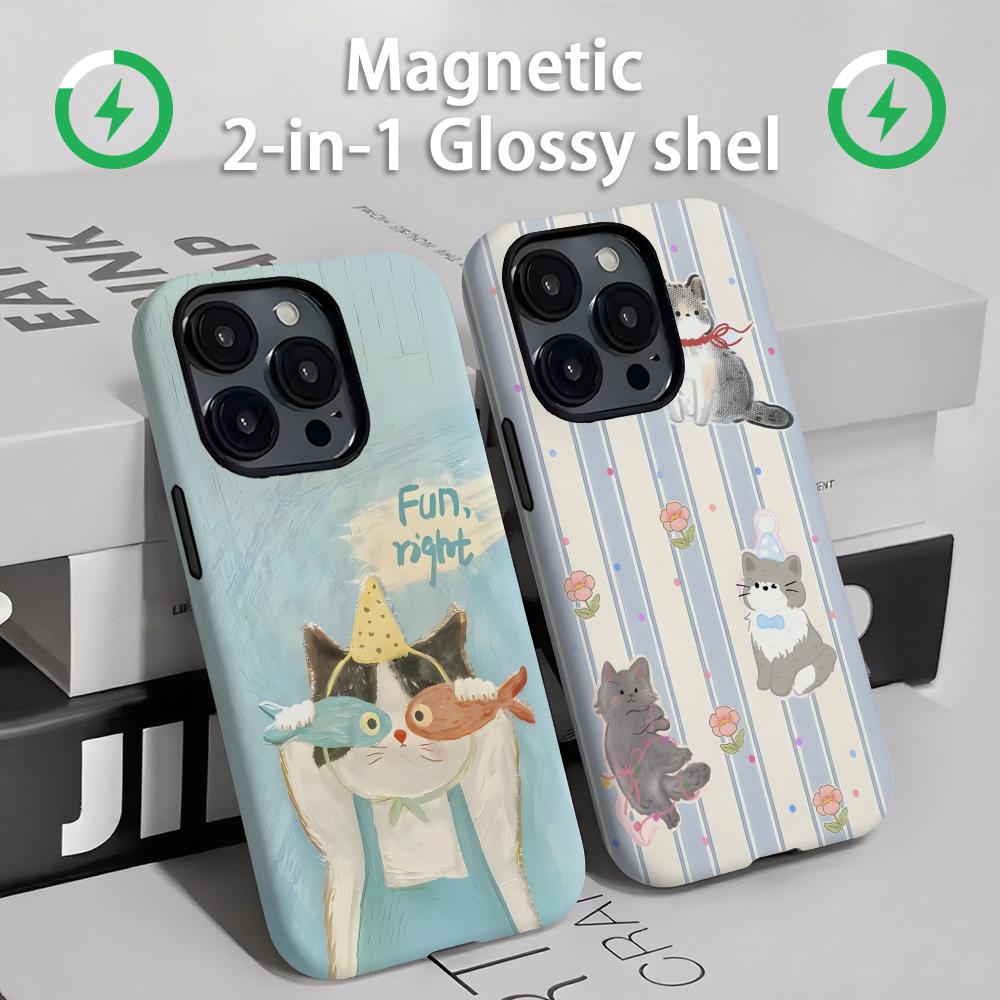 Funda de teléfono con gatos y  - Phone Accessories Kiosk reseña y precio