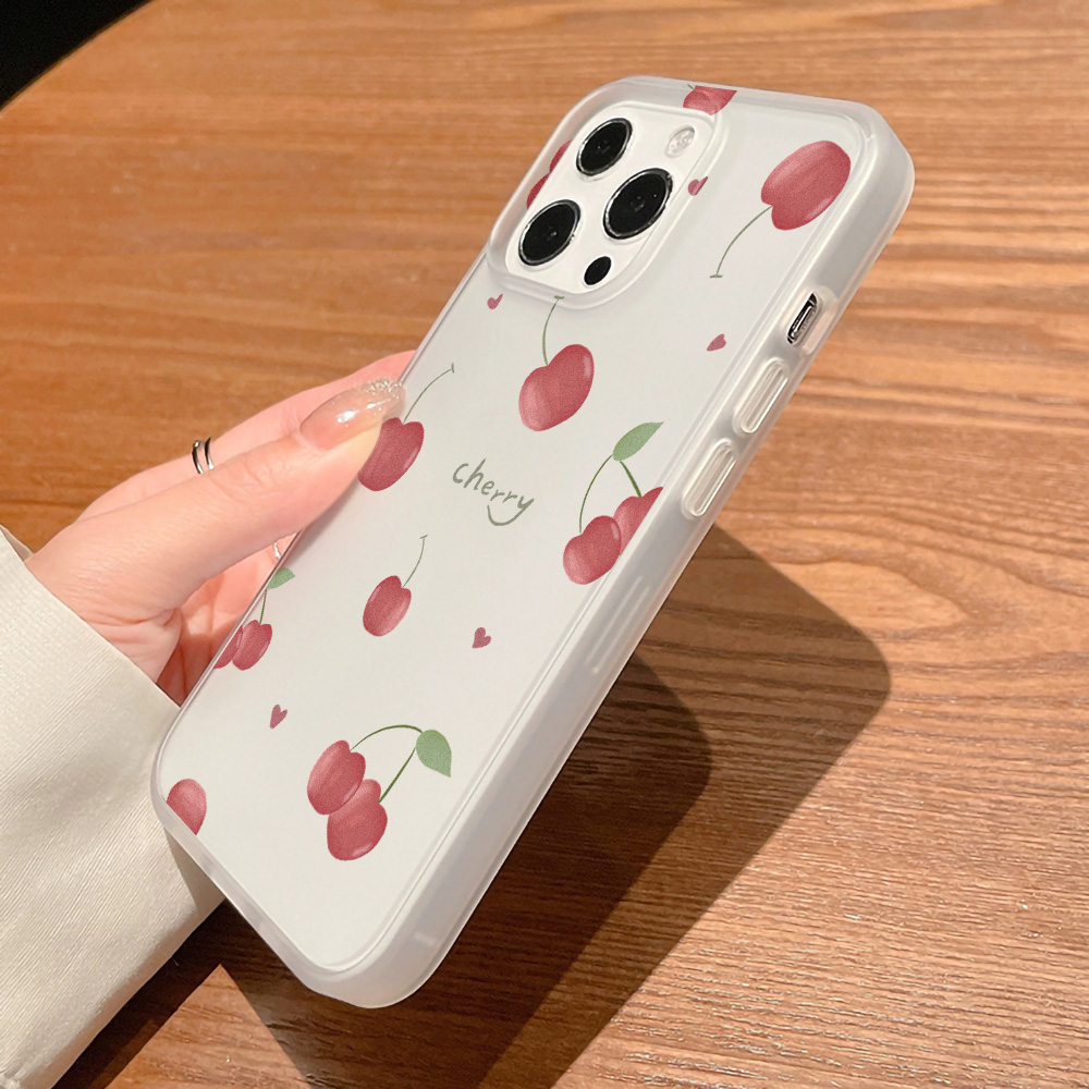 Funda de silicona mate Cherry  - Phone Accessories Kiosk reseña y precio
