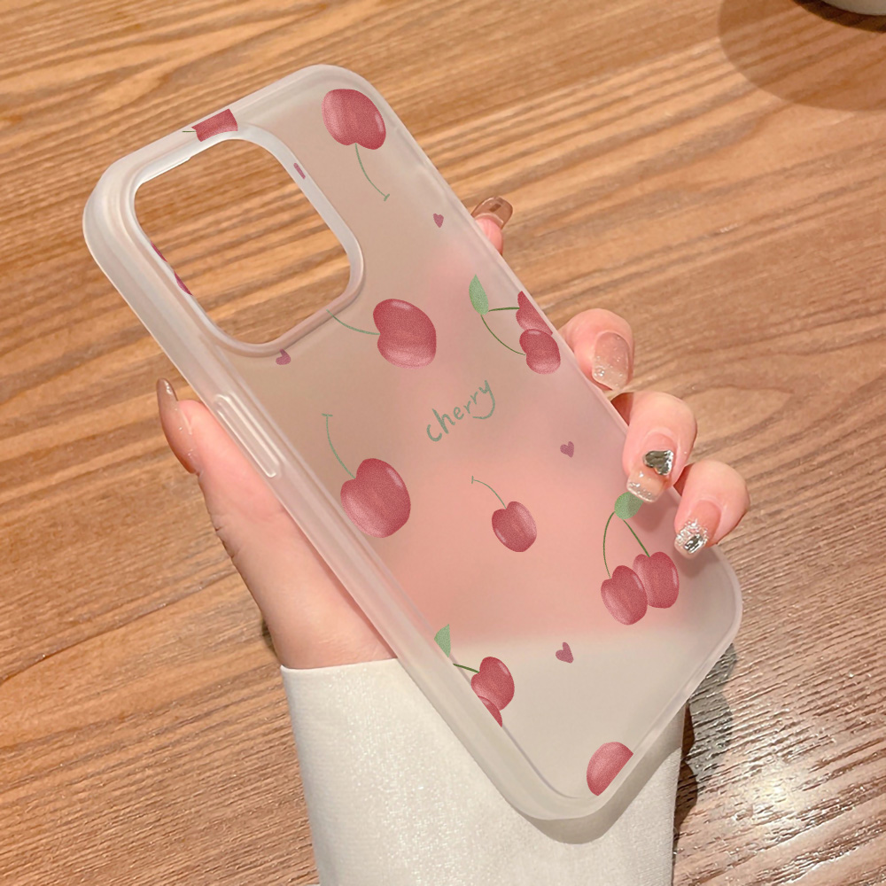 Funda de silicona mate Cherry  - Phone Accessories Kiosk reseña y precio