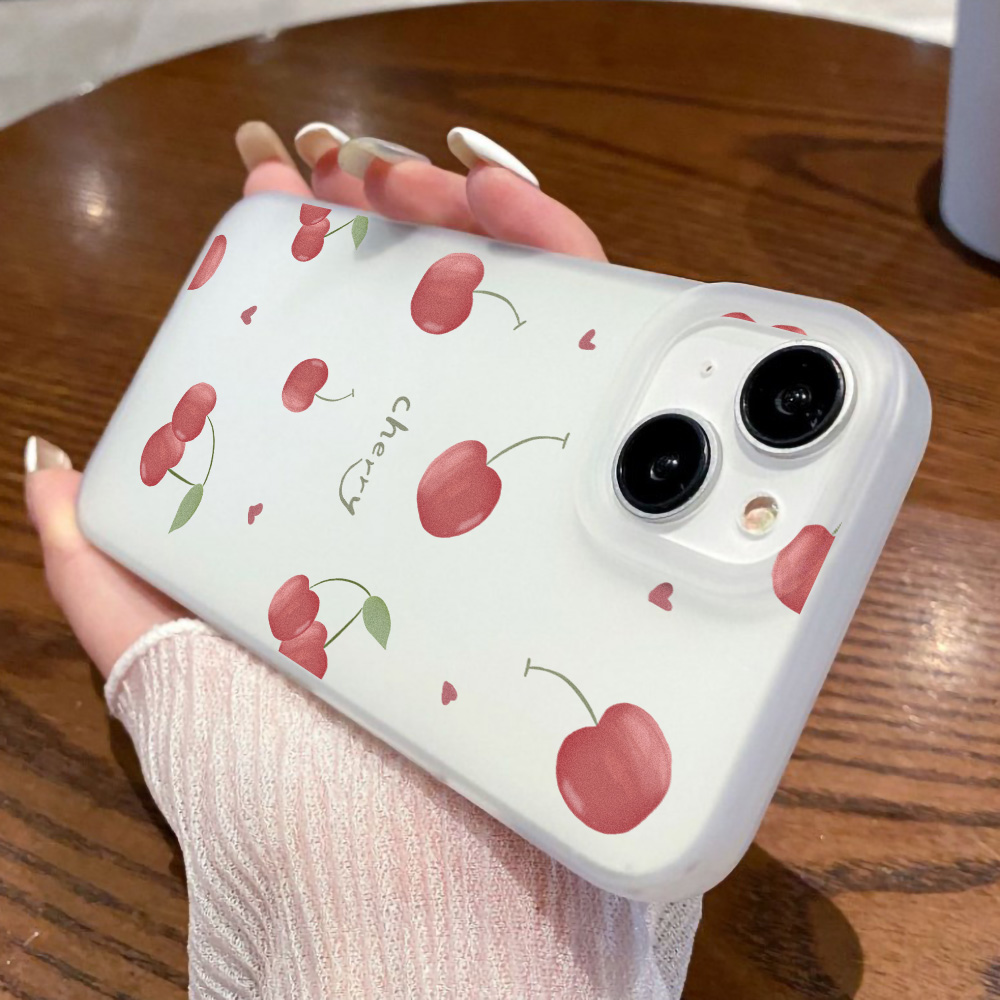 Funda de silicona mate Cherry  - Phone Accessories Kiosk reseña y precio