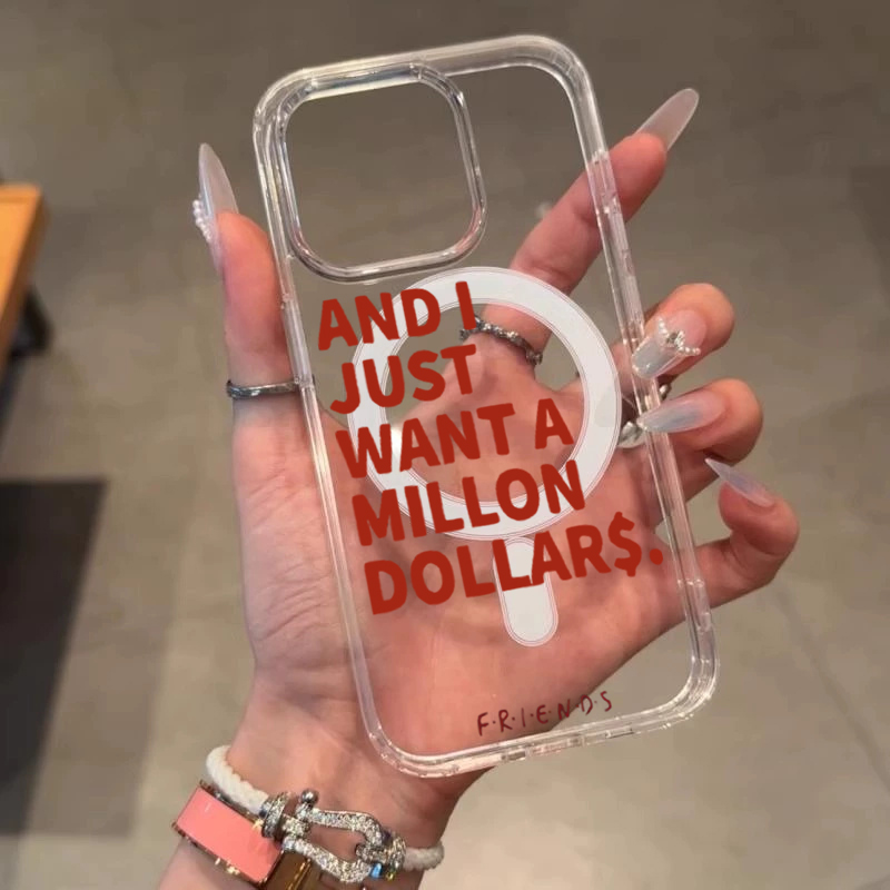 Funda con frases abstractas a  - Phone Case Clear reseña y precio
