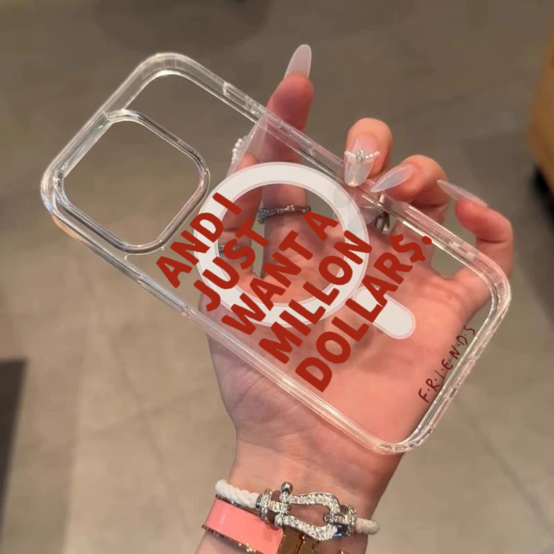 Funda con frases abstractas a  - Phone Case Clear reseña y precio